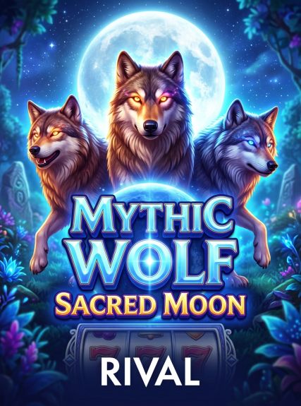 Mythic Wolf:  Sacred Moon