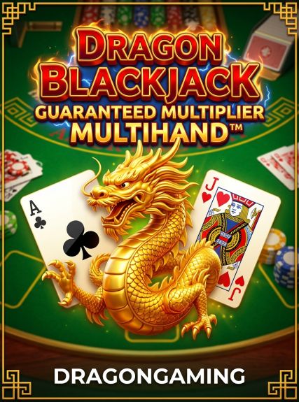 Dragon Blackjack Guaranteed Multiplier Multihand™