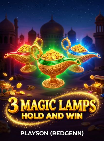 3 Magic Lamps: Hold and Win