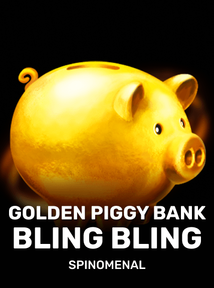 Golden Piggy Bank - Bling Bling